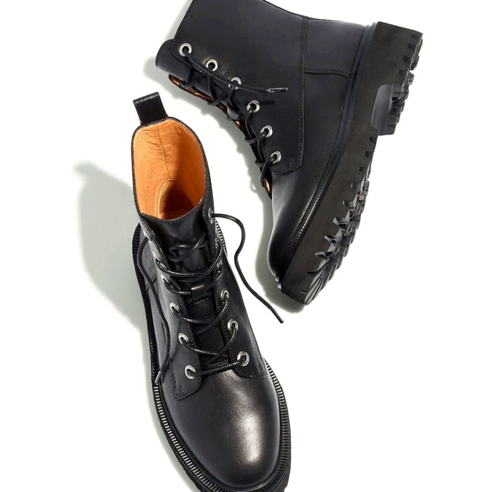 Madewell Reyna Lace up Boot